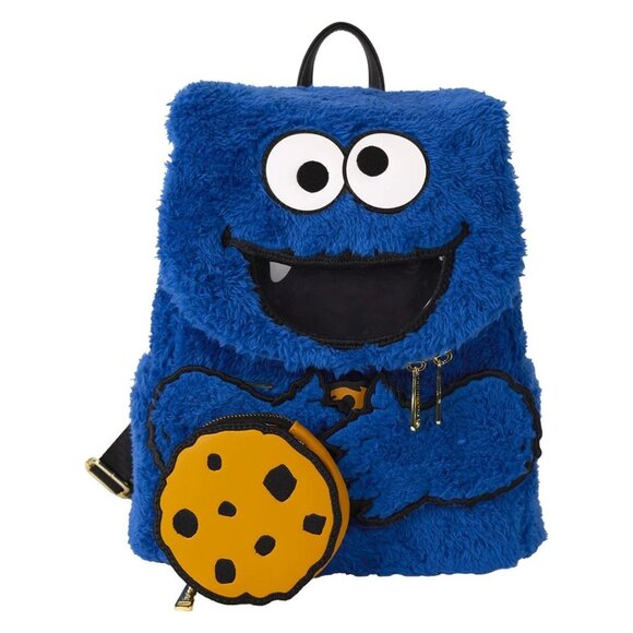 NWT Loungefly Sesame Street Cookie Monster Backpack main image 6